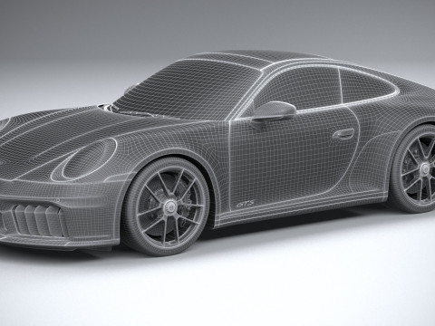 Porsche 911 Carrera GTS 2025 3D 모델