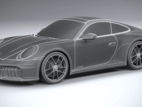 Porsche 911 Carrera GTS 2025 3D Model