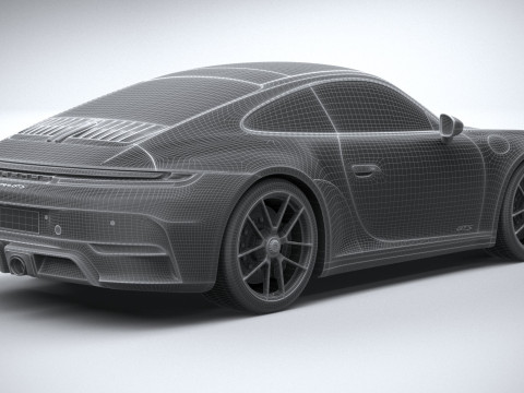 Porsche 911 Carrera GTS 2025 3D 모델