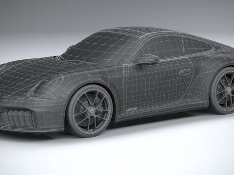 Porsche 911 Carrera GTS 2025 3D Model
