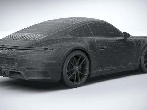 Porsche 911 Carrera GTS 2025 3D Model