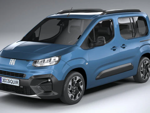 Fiat Doblo Passenger 2024 3D Model