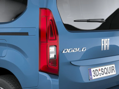 Fiat Doblo Passenger 2024 3D Model
