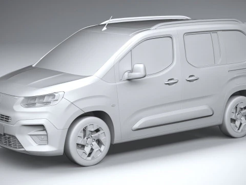 Fiat Doblo Passenger 2024 3D Model