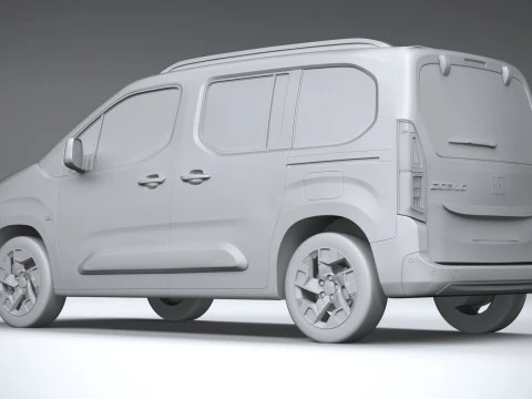 Fiat Doblo Passenger 2024 3D Model
