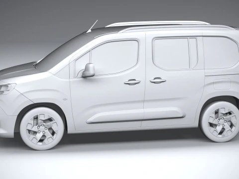 Fiat Doblo Passenger 2024 3D Model