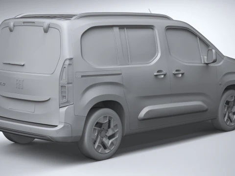 Fiat Doblo Passenger 2024 3D Model
