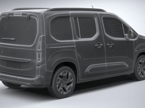 Fiat Doblo Passenger 2024 3D Model