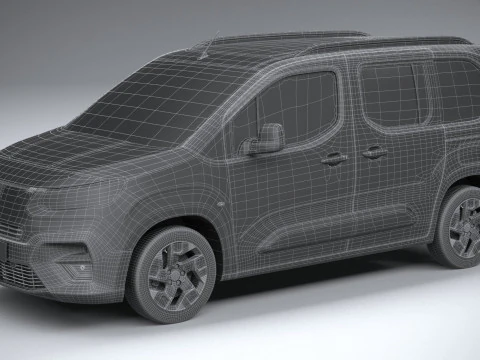 Fiat Doblo Passenger 2024 3D Model
