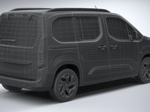 Fiat Doblo Passenger 2024 3D Model