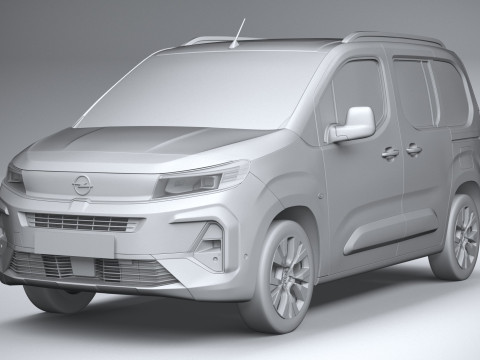 Opel Combo Passenger 2024 Model 3D