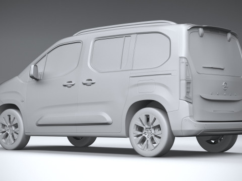 Opel Combo Passenger 2024 Model 3D