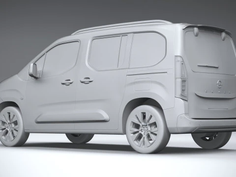 Opel Combo Passenger 2024 3D Model