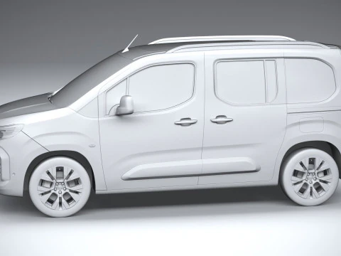 Opel Combo Passenger 2024 3D Model