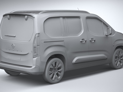 Opel Combo Passenger 2024 Model 3D
