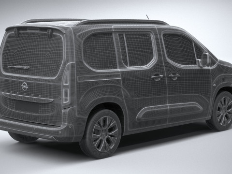 Opel Combo Passenger 2024 Model 3D