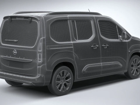 Opel Combo Passenger 2024 3D Model