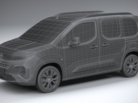 Opel Combo Passenger 2024 Model 3D