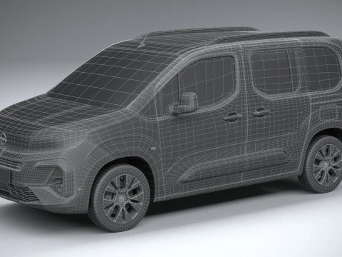 Opel Combo Passenger 2024 3D Model