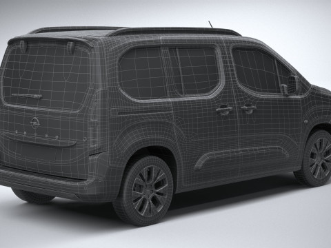 Opel Combo Passenger 2024 Model 3D
