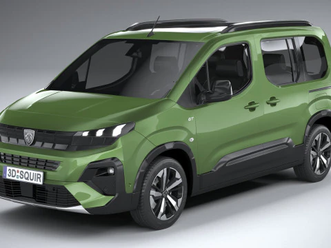 Peugeot Rifter 2024 3D Model