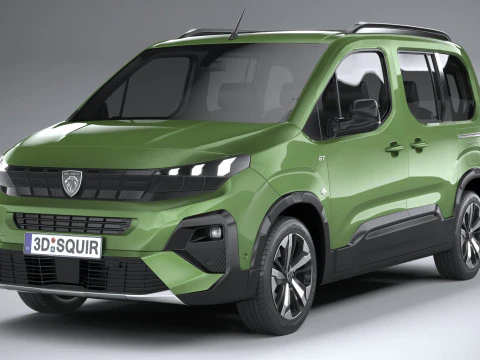 Peugeot Rifter 2024 3D Model