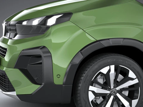 Peugeot Rifter 2024 3D Model