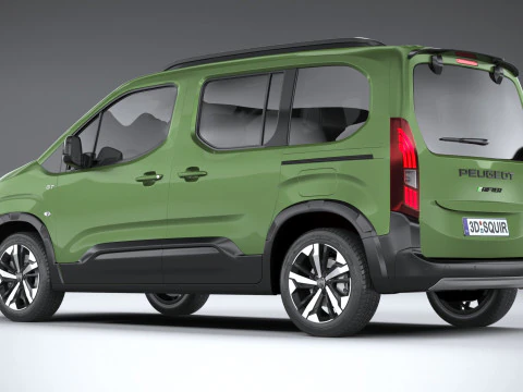 Peugeot Rifter 2024 3D Model