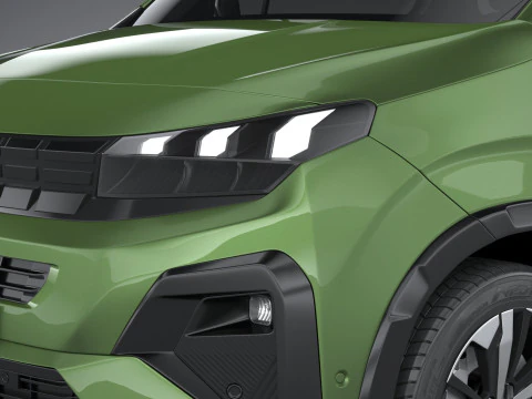 Peugeot Rifter 2024 3D Model