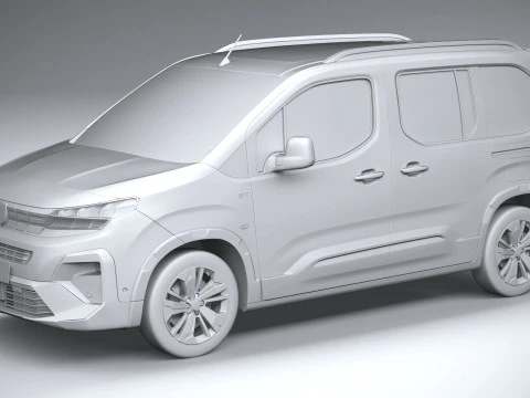 Peugeot Rifter 2024 3D Model