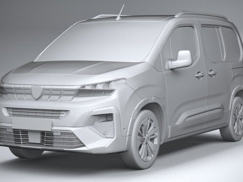 Peugeot Rifter 2024 Modello 3D