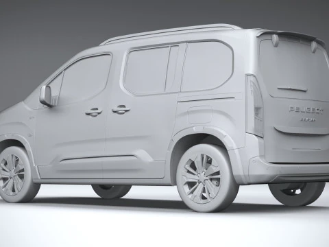 Peugeot Rifter 2024 3D Model