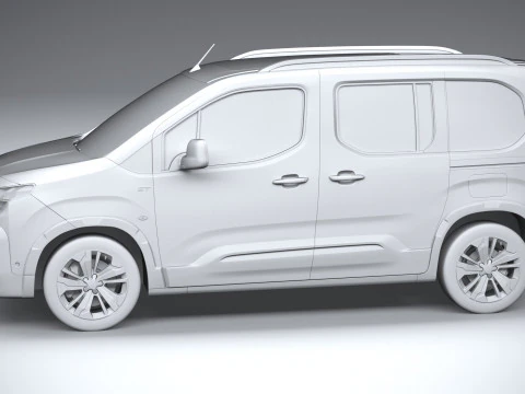 Peugeot Rifter 2024 3D Model
