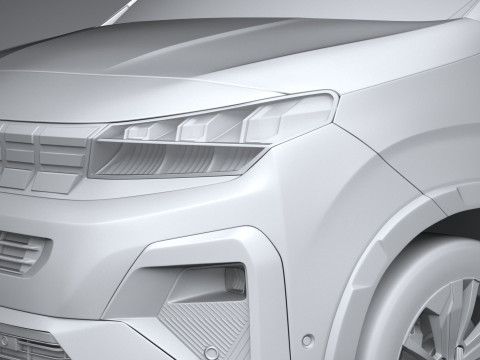 Peugeot Rifter 2024 Modello 3D