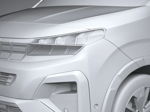 Peugeot Rifter 2024 3D Model