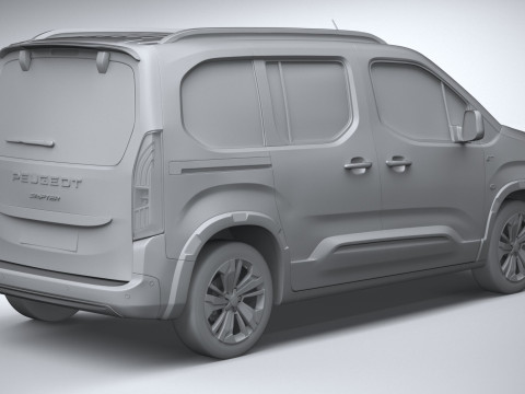 Peugeot Rifter 2024 Modello 3D
