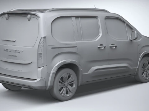 Peugeot Rifter 2024 3D Model