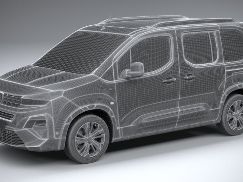 Peugeot Rifter 2024 Modello 3D