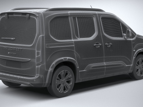 Peugeot Rifter 2024 Modello 3D