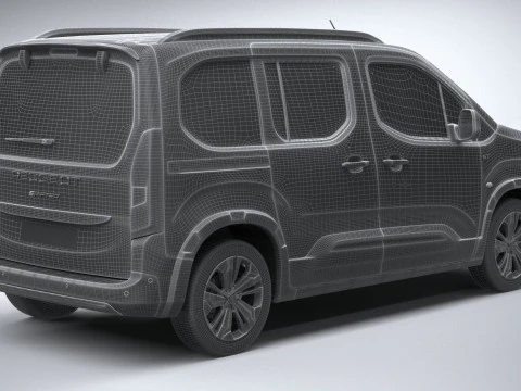 Peugeot Rifter 2024 3D Model