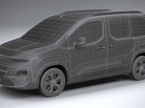 Peugeot Rifter 2024 Modello 3D