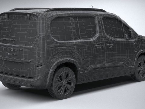 Peugeot Rifter 2024 Modello 3D