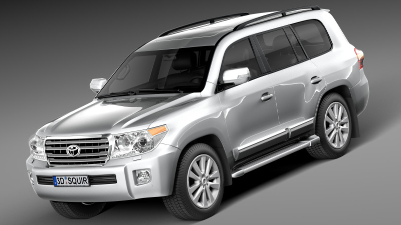 Toyota Land Cruiser 2013 3D Model .c4d .max .obj .3ds .fbx .stl .blend 