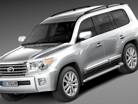 Toyota Land Cruiser 2013 Model 3D