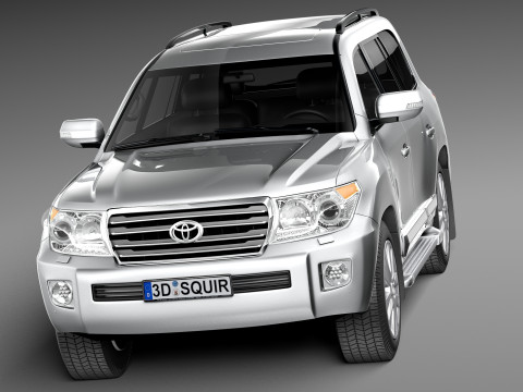 Toyota Land Cruiser 2013 3D Model