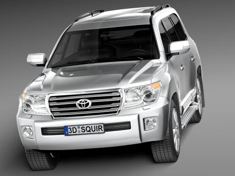 Toyota Land Cruiser 2013 3D Model