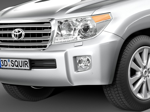 Toyota Land Cruiser 2013 3D Model