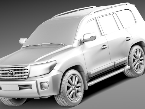 Toyota Land Cruiser 2013 3D Model