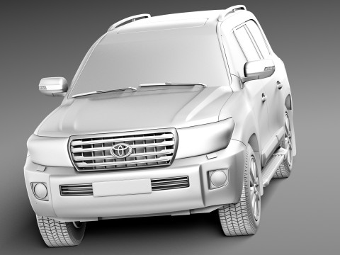 Toyota Land Cruiser 2013 3D Model
