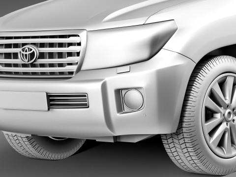 Toyota Land Cruiser 2013 3D Model